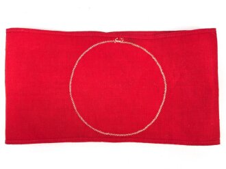 Armbinde für Angehörige von Parteiverbänden. Dreiteiliges Stück, getragen