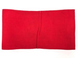 Armbinde für Angehörige von Parteiverbänden. Dreiteiliges Stück, getragen