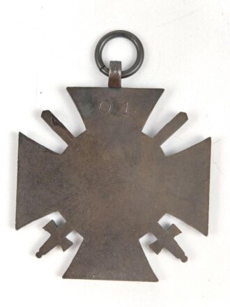 Ehrenkreuz für Frontkämpfer. Hersteller O.1