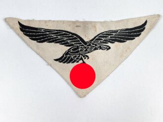 Luftwaffe, grosser Adler für das Sporthemd. getragenes Stück