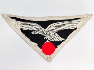 Luftwaffe, grosser Adler für das Sporthemd. getragenes Stück
