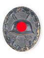 Verwundetenabzeichen in schwarz. Buntmetall, Originallack