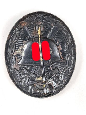 Verwundetenabzeichen in schwarz. Eisen, Originallack