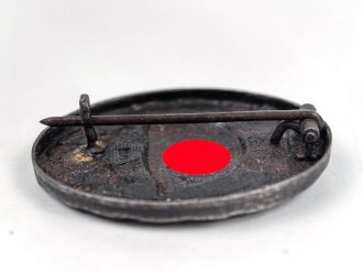 Verwundetenabzeichen in schwarz. Eisen, rückseitig Flebstoffreste ?