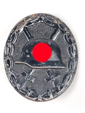 Verwundetenabzeichen in schwarz. Eisen, Originallack....