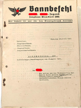 Panzertruppe, Konvolut Papiere, Beleidsbekundungen und Post eines in Rußland 1941 Gefallenen, 19 jährigen Angehörigen der Panzertruppe.