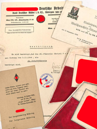 Bund Deutscher Mädel Untergau 508 Wien, kleine Gruppe einer Angehörigen