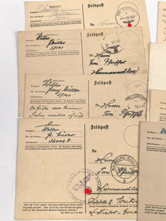 Dreizehn Feldpostbriefe eines Angehörigen...