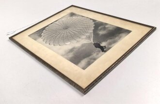 Fallschirmtruppe, gerahmtes Kauffoto aus der Zeit des 2....