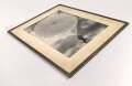 Fallschirmtruppe, gerahmtes Kauffoto aus der Zeit des 2. Weltkrieg. Maße des Rahmen 24 x 30cm