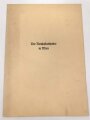 "Der Reichsstatthalter in Wien" Dokumentenmappe leer, Maße 26 x 37cn