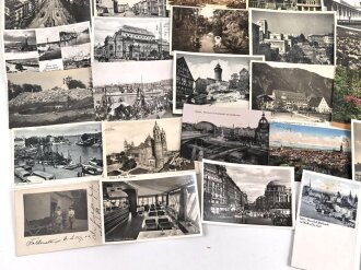 50 Stück zivile Ansichtskarten, aus verschiedenen Nachlässen