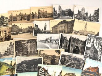 50 Stück zivile Ansichtskarten, aus verschiedenen Nachlässen