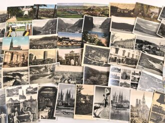 50 Stück zivile Ansichtskarten, aus verschiedenen...