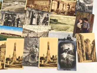 50 Stück zivile Ansichtskarten, aus verschiedenen Nachlässen