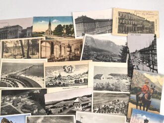 50 Stück zivile Ansichtskarten, aus verschiedenen Nachlässen
