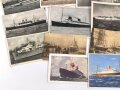 25 Stück zivile Ansichtskarten zum Thema Schiffe, aus verschiedenen Nachlässen