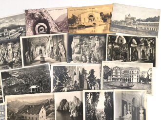 Italien, 34 Stück zivile Ansichtskarten , aus verschiedenen Nachlässen