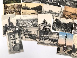 Frankreich, 47 Stück zivile Ansichtskarten , aus verschiedenen Nachlässen