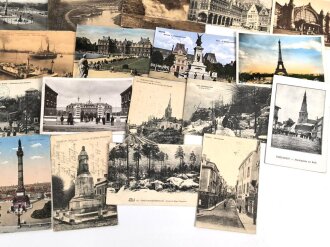 Frankreich, 47 Stück zivile Ansichtskarten , aus verschiedenen Nachlässen