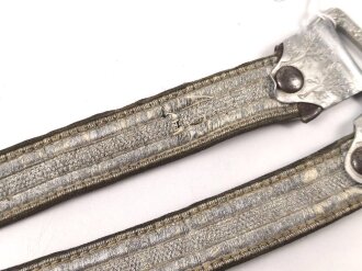 Gehänge zum Dolch für Offiziere des Heeres. Getragenes Stück