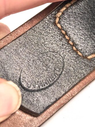 Koppelriemen für Mannschaften des Heeres. Eiserner Gegenhalt, Gesamtlänge 101cm