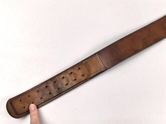 Koppelriemen für Mannschaften des Heeres. Eiserner Gegenhalt, Gesamtlänge 101cm