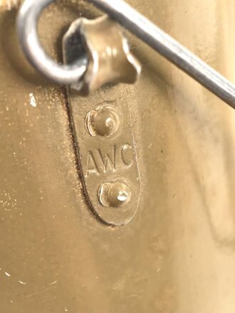 Kochgeschirr Wehrmacht, Hersteller AWO, zusammengehörig, Originallack, ungereinigt