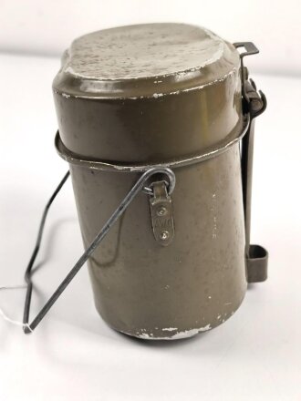 Kochgeschirr Wehrmacht, Hersteller AWO, zusammengehörig, Originallack, ungereinigt