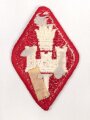 U.S. Army, Ärmelabzeichen "Engineer Center & School " Rückseitig Klebstoffreste