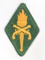 U.S. Army, Ärmelabzeichen "Military Police Center & School " Rückseitig Klebstoffreste