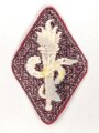U.S. Army, Ärmelabzeichen " Medical Corps Center & School " Rückseitig Klebstoffreste