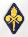 U.S. Army, Ärmelabzeichen " Chemical Corps Center & School " Rückseitig Klebstoffreste