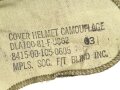 U.S. Army, 1981 dated "Woodland" helmet cover for M1 steel helmet.