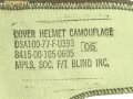 U.S. Army, 1977  dated "Woodland" helmet cover for M1 steel helmet.