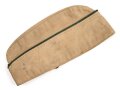 U.S. Army, Schiffchen " Cap Garrison , khaki" höchstwahrscheinlich aus der Zeit des 2. Weltkrieg. Gesamte Breite innen gemessen 26,5cm
