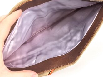 U.S. Army, Schiffchen " Cap Garrison , khaki" höchstwahrscheinlich aus der Zeit des 2. Weltkrieg. Gesamte Breite innen gemessen 25,5