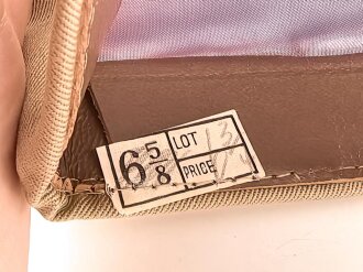 U.S. Army, Schiffchen " Cap Garrison , khaki" höchstwahrscheinlich aus der Zeit des 2. Weltkrieg. Gesamte Breite innen gemessen 25,5