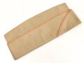 U.S. Army, Schiffchen " Cap Garrison , khaki" höchstwahrscheinlich aus der Zeit des 2. Weltkrieg. Gesamte Breite innen gemessen 27,5