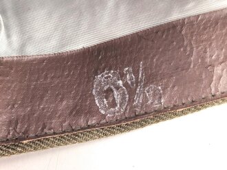 U.S. Army, Schiffchen " Cap Garrison " höchstwahrscheinlich aus der Zeit des 2. Weltkrieg. Gesamte Breite innen gemessen 25cm