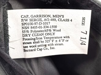 U.S. Army, Schiffchen " Cap Garrison " . Gesamte Breite innen gemessen 28cm