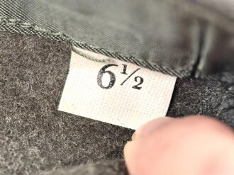 U.S. Marine Corps USMC, Schiffchen " Cap Garrison " höchstwahrscheinlich aus der Zeit des 2. Weltkrieg. Gesamte Breite innen gemessen 25cm