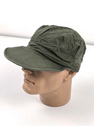 U.S. Army nach 1945, Feldmütze, Cap HBT, Kopfgrösse gemessen 56, datiert 1962