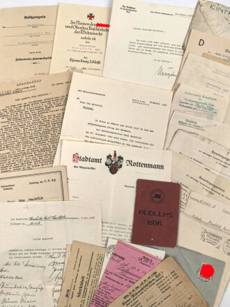 Nachlass eines Angehörigen Gebirgsjäger Regiment 138, Norwegen, Rußland