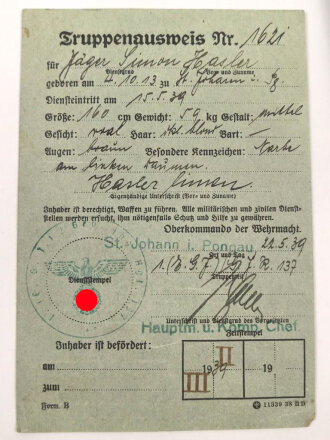 Nachlass eines Angehörigen Gebirgsjäger Regiment 137, Norwegen, Finnland