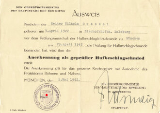 Nachlass eines Angehörigen Gebirgs Artillerie Regiment 111