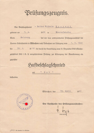 Nachlass eines Angehörigen Gebirgs Artillerie Regiment 111