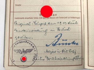 Nachlass eines Angehörigen Grenadier Regiment 587