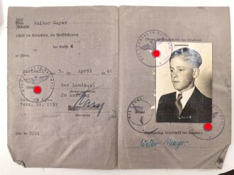 Nachlass eines Angehörigen Grenadier Regiment 587