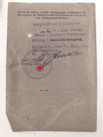 Nachlass eines Angehörigen Grenadier Regiment 587